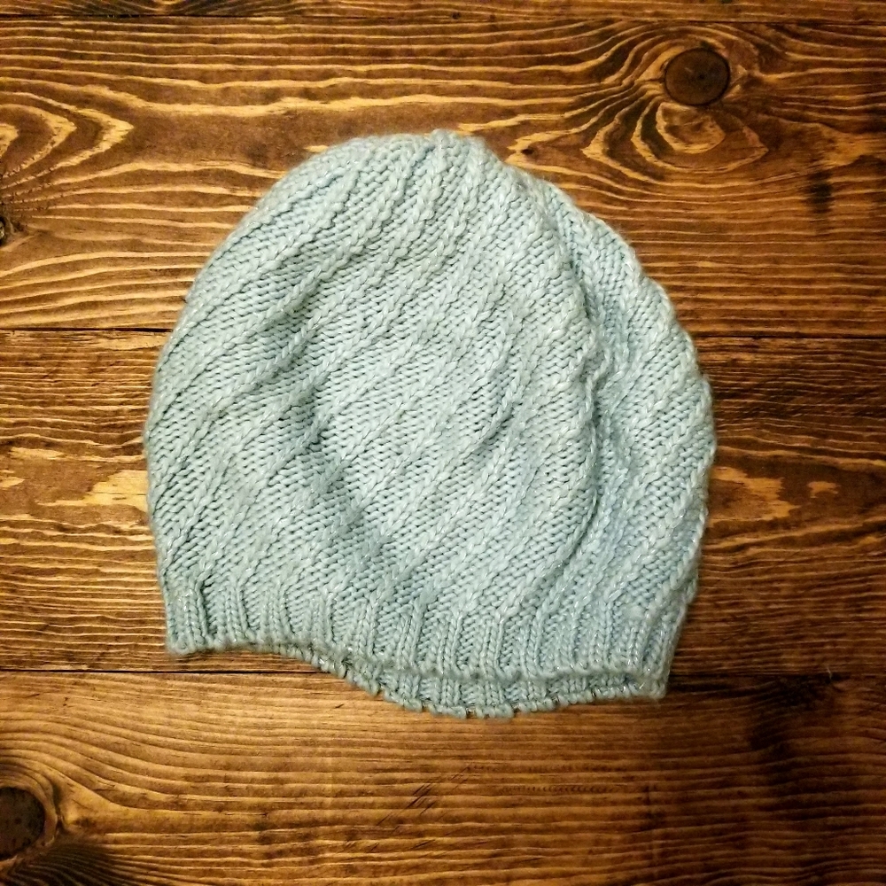 Forever 21 Mint Ribbed Beanie